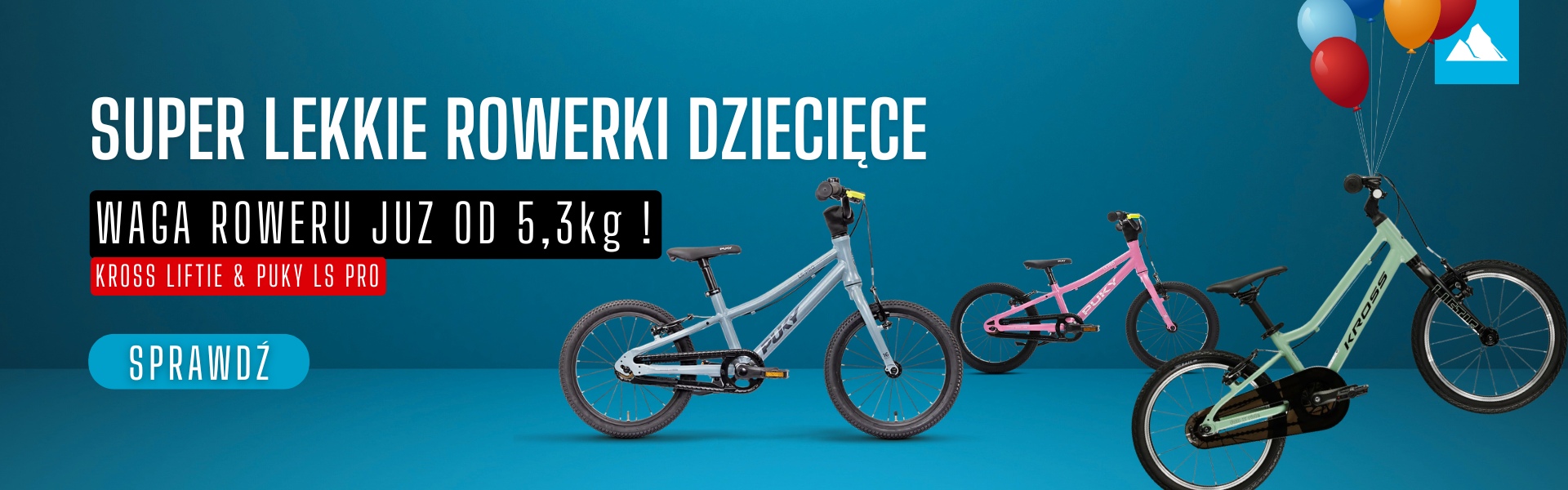 Lekkie rowerki dziecięce