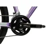 Rower Crossowy Kross Evado 5.0 Damski fioletowo czarny połysk