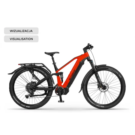 Rower Elektryczny MTB Full Sunspension RX 500 Red SUV MAX