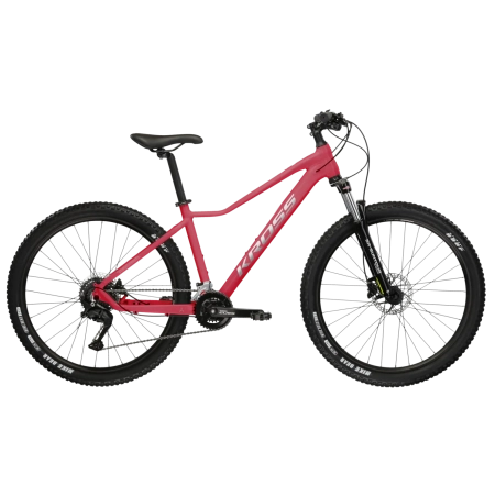 Rower Kross Lea 5.0 Bordowo Srebrny Połysk MTB WOMEN