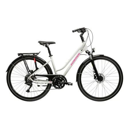 Rower Trekkingowy Kross Trans 5.0 Damski Szaro różowy