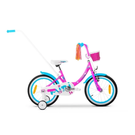 Rower dziecięcy Tabou Mini Alu pink blue koła 14
