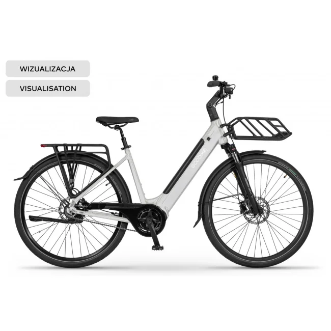 Rower Elektryczny Ecobike LX100 Automatic Pearl