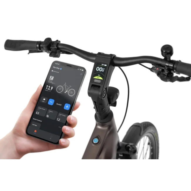 Rower Elektryczny Ecobike MX300 Golden Grey Trekkingowy