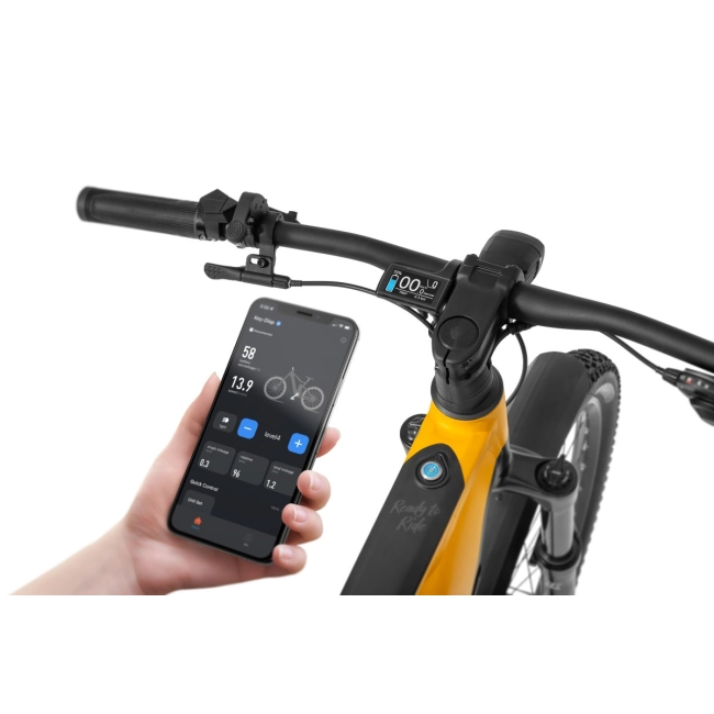 Rower Elektryczny MTB Full Sunspension RX 500 Yellow SUV MAX