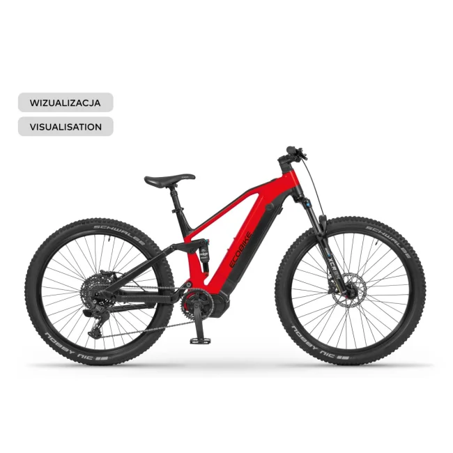 Rower Elektryczny Ecobike RX 500 MAX Black Red