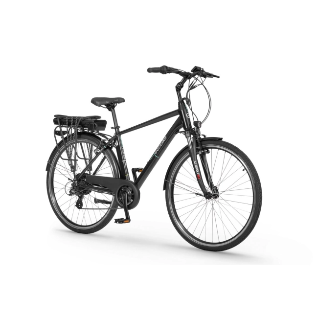 biały rower elektryczny ecobike traffic man miejski polski