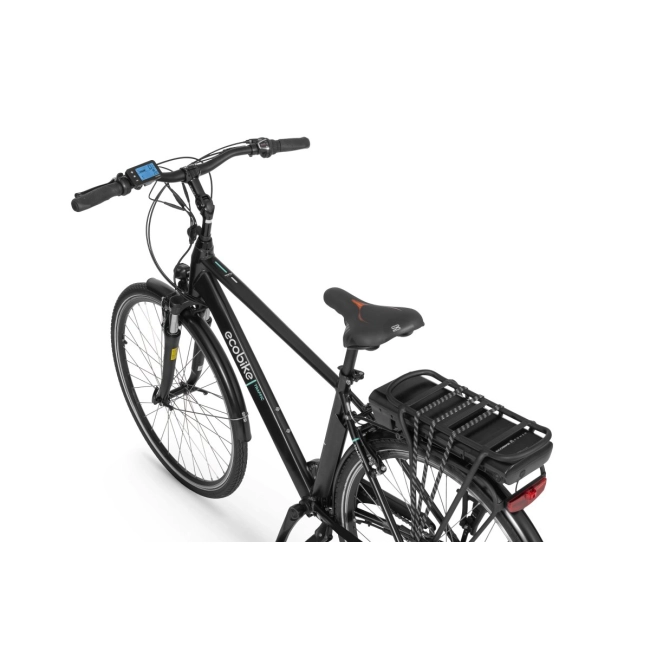 biały rower elektryczny ecobike traffic man miejski polski