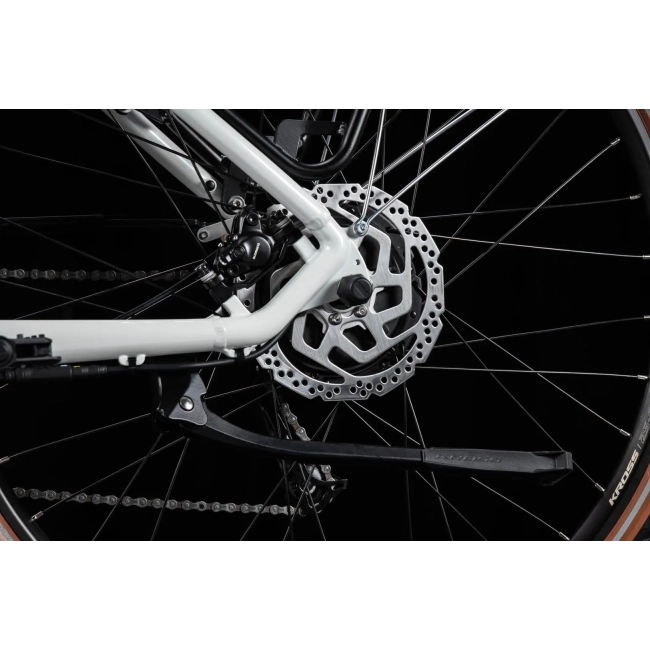 Rower Elektryczny Trekkingowy Kross TRANS Hybrid 1.0 perłowy
