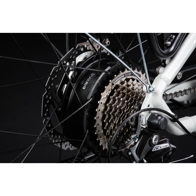 Rower Elektryczny Trekkingowy Kross TRANS Hybrid 1.0 perłowy