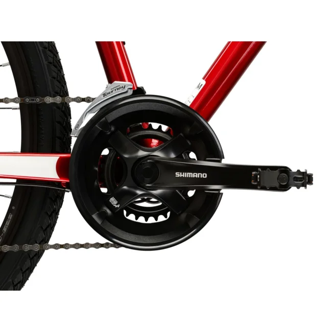 Rower Kross Evado 4.0 Bordowo biały Połysk Crossowy