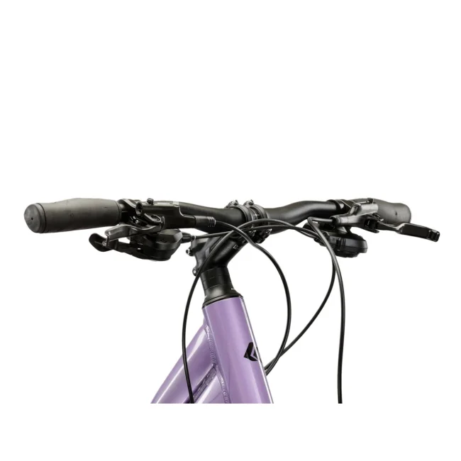 Rower Crossowy Kross Evado 5.0 Damski fioletowo czarny połysk