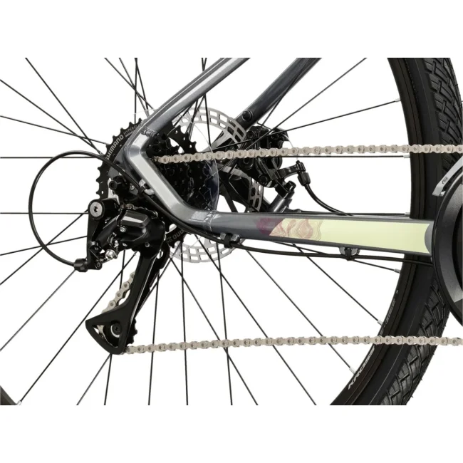 Rower Crossowy Kross Evado 3.0 Szaro Zielony Połysk