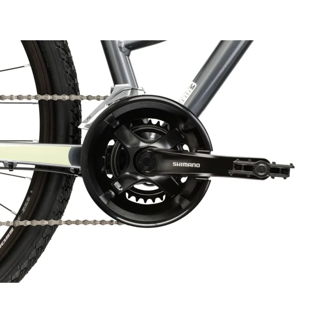 Rower Crossowy Kross Evado 3.0 Szaro Zielony Połysk