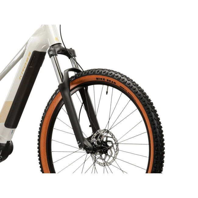 Rower Elektryczny Kross Influx Hybrid 1.0 Szaro Złoty