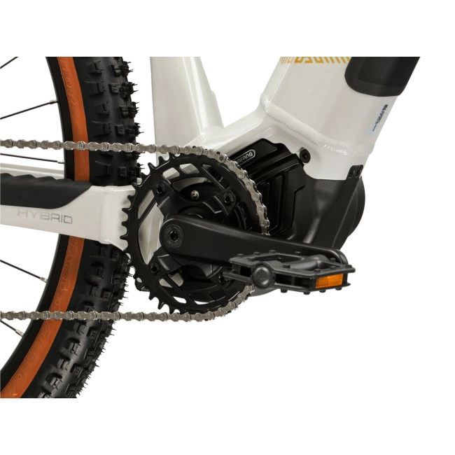 Rower Elektryczny Kross Influx Hybrid 1.0 Szaro Złoty