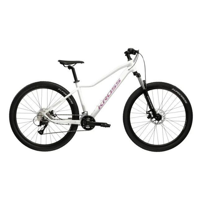 Rower MTB Kross Lea 3.0 Biało różowy połysk