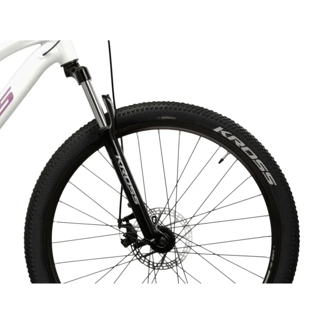 Rower MTB Kross Lea 3.0 Biało różowy połysk