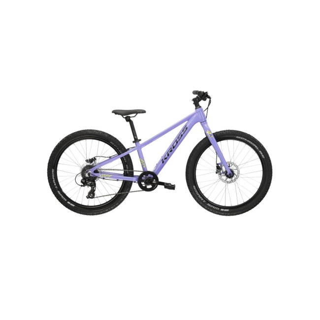 Rower Kross Lea Jr 2.0 fioletowo Czarny Połysk MTB Młodzieżowy