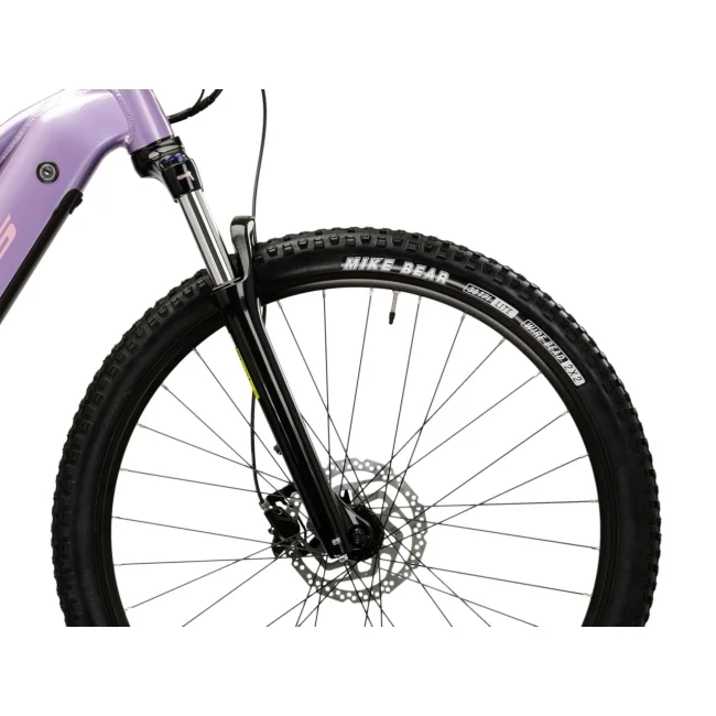 Rower Elektryczny Kross Lea Boost 1.0 Fioletowo Różowy Połysk