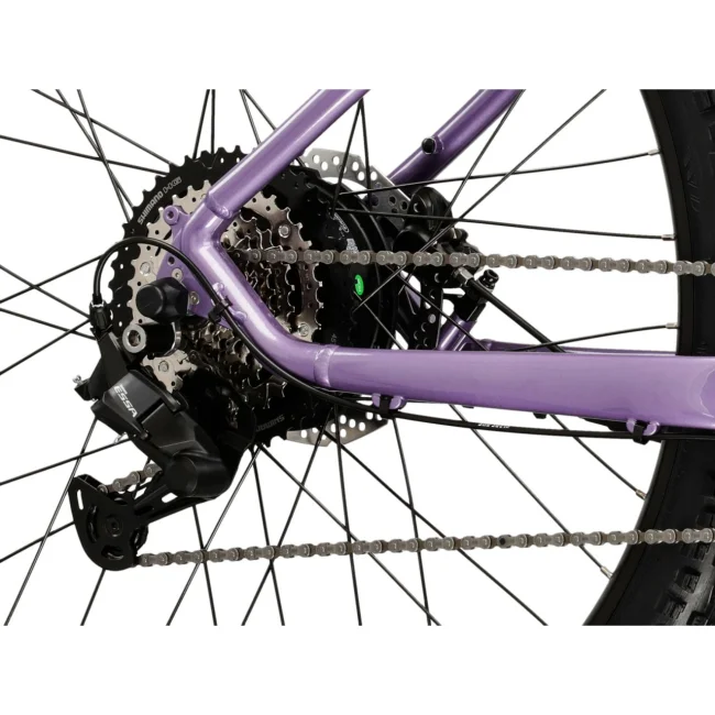 Rower Elektryczny Kross Lea Boost 1.0 Fioletowo Różowy Połysk