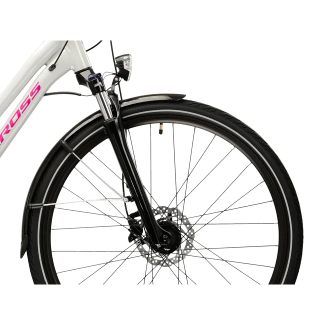 Rower Trekkingowy Kross Trans 5.0 Damski Szaro różowy