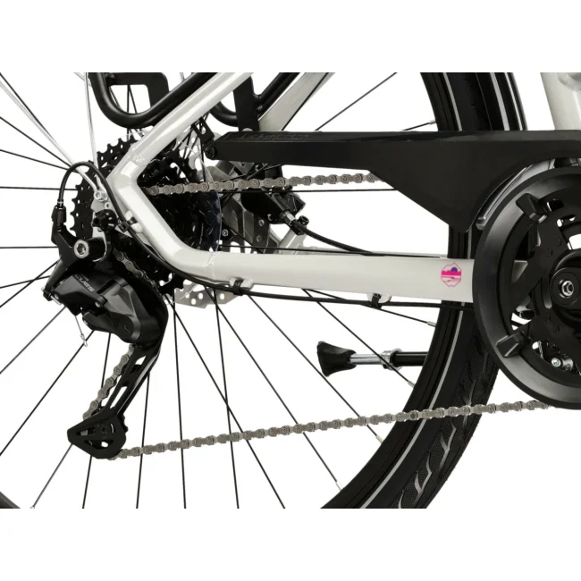 Rower Trekkingowy Kross Trans 5.0 Damski Szaro różowy