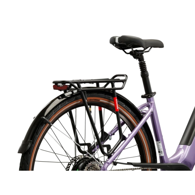 Rower Elektryczny Trekkingowy Kross TRANS Hybrid 1.0 fioletowy