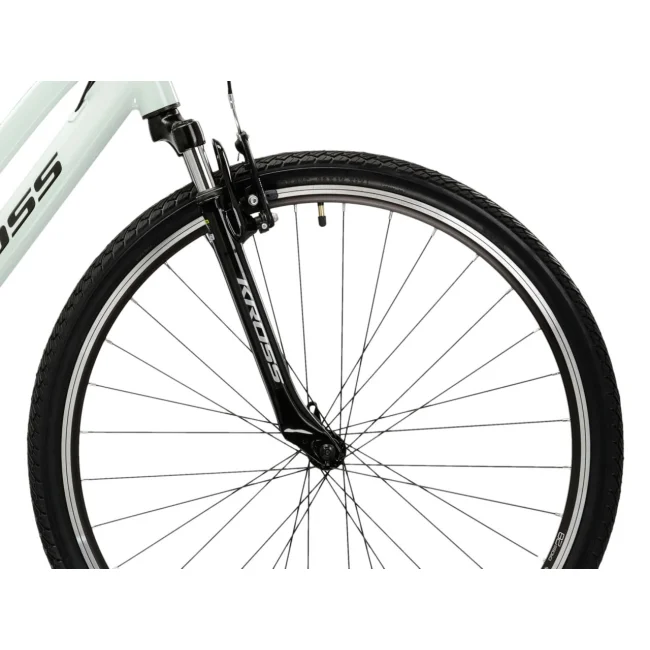 Rower Crossowy Kross Evado 2.0 miętowo czarny połysk