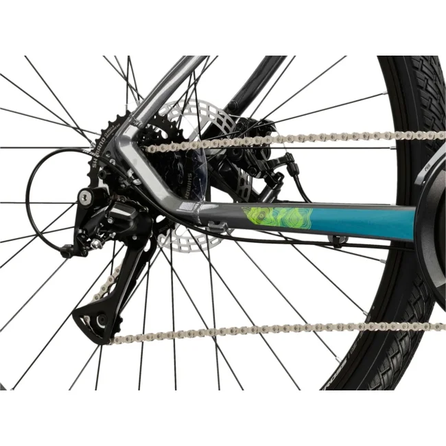 Rower Crossowy Kross Evado 3.0 Szaro Morski Połysk