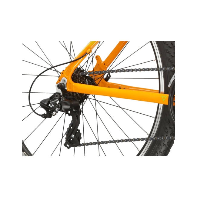 Rower Kross Hexagon 1.0 Pomarańczowo zielony 2024 MTB