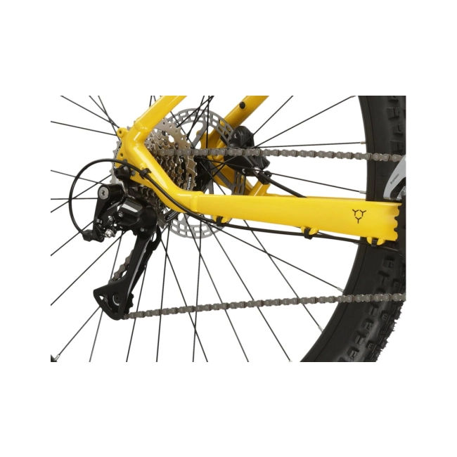 Rower Kross Hexagon 4.0 Żółto czarny Połysk MTB