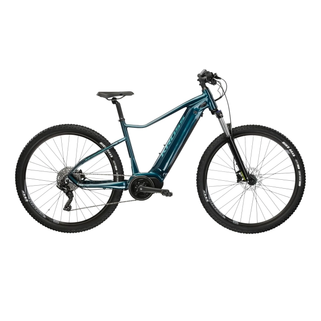 Rower elektryczny Kross Lea Boost 3.0 Turkusowo Czarny Połysk MTB Damski