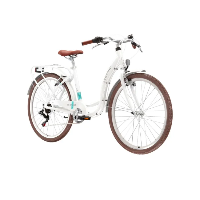 Rower Legrand Lille 1 Biało Szary Miejski