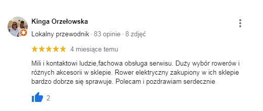 sklep rowerowy oświęcim - opinie