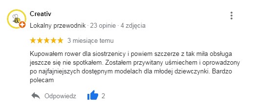 sklep rowerowy oświecim - opinie